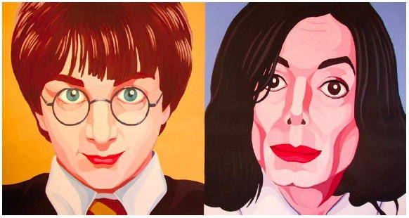 Harry Potter & Michael Jackson - Giuseppe Veneziano