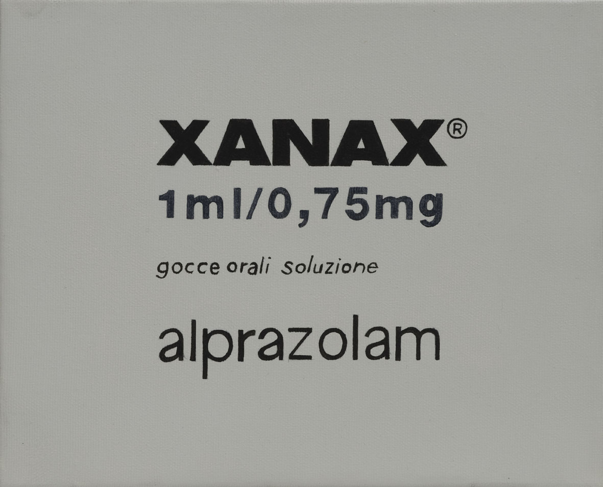 Xanax cm 20x25 anno 2010